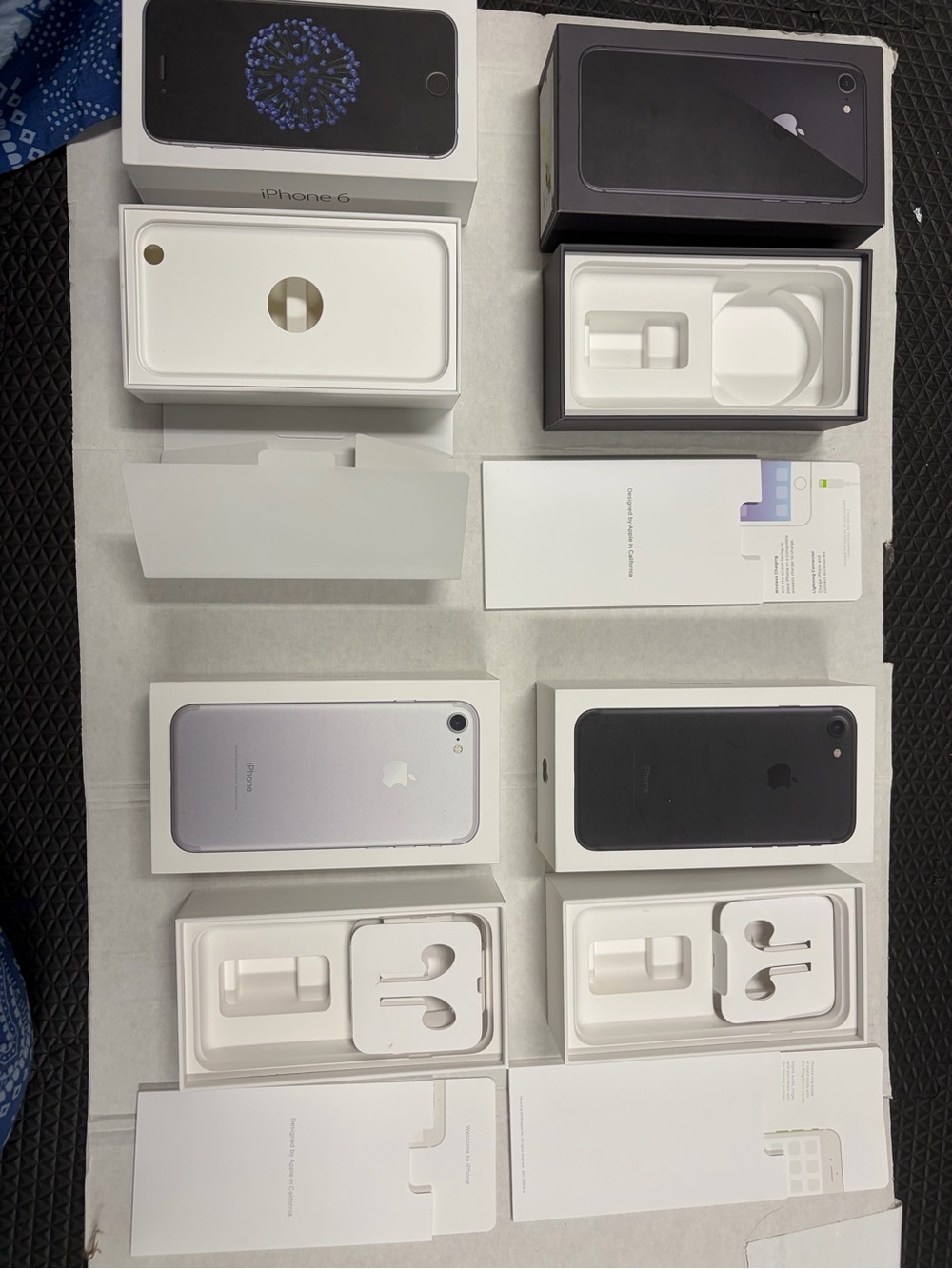 Apple iPhone BOXES only for iPhone 8, 7x2, 6